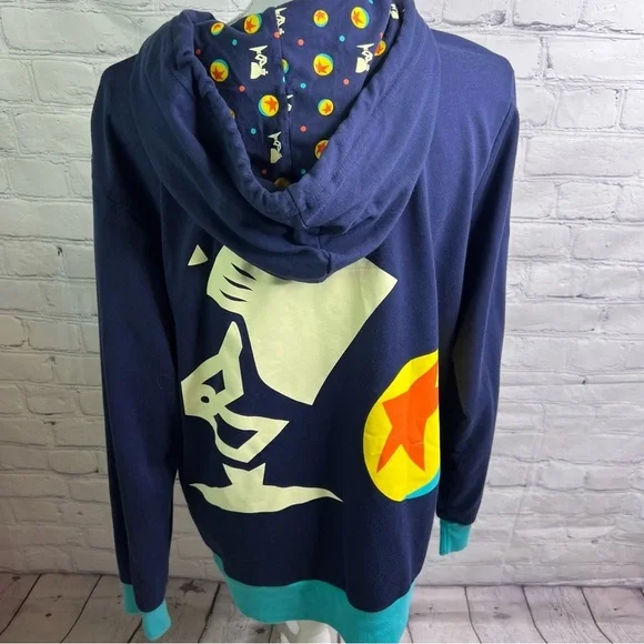 Disney Parks Pixar Luxo Ball And Lamp Jacket 1X - Picture 3 of 8